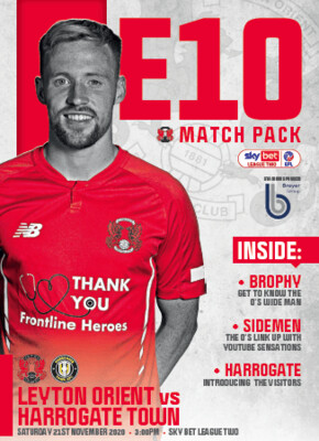 Leyton Orient v Harrogate Town - 21/11/20