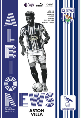 West Bromwich Albion v Aston Villa - 20/12/20