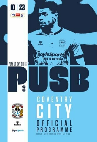 Coventry City v Huddersfield Town - 16/12/20