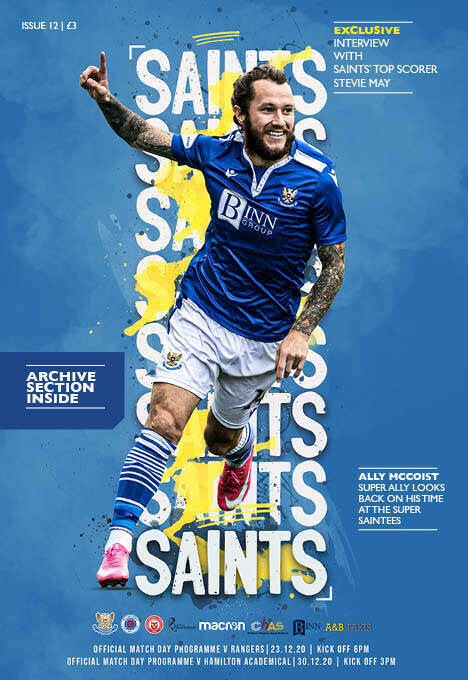 St Johnstone v Rangers / Hamilton Academical - 23&30/12/20