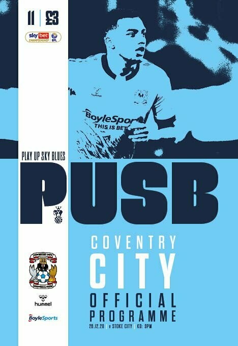 Coventry City v Stoke City - 26/12/20