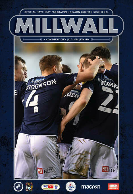Millwall v Coventry City - 02/01/21