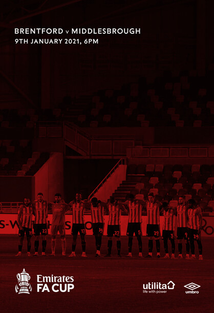 Brentford v Middlesbrough - 09/01/21