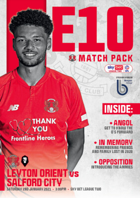 Leyton Orient v Salford City - 02/01/21