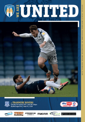 Colchester United v Tranmere Rovers - 02/01/21