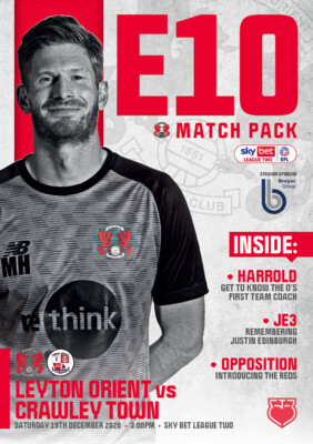 Leyton Orient v Crawley Town - 19/12/20
