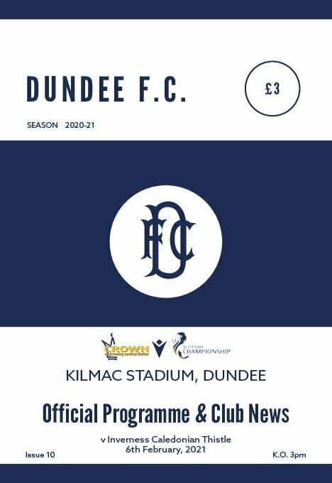 Dundee v Inverness Caledonian Thistle - 06/02/21