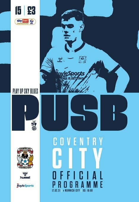 Coventry City v Norwich City - 17/02/21