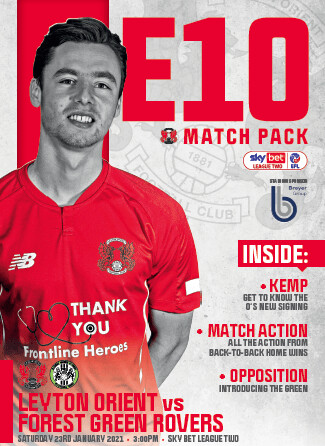 Leyton Orient v Forest Green Rovers - 23/01/21