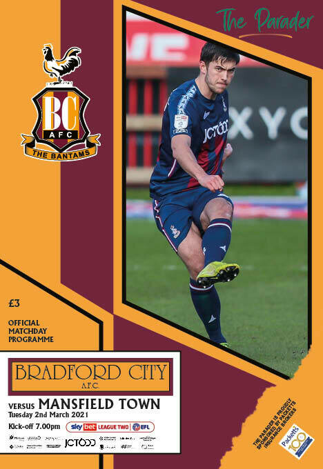 Bradford City v Mansfield Town - 02/03/21