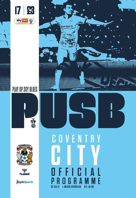 Coventry City v Middlesbrough - 02/03/21