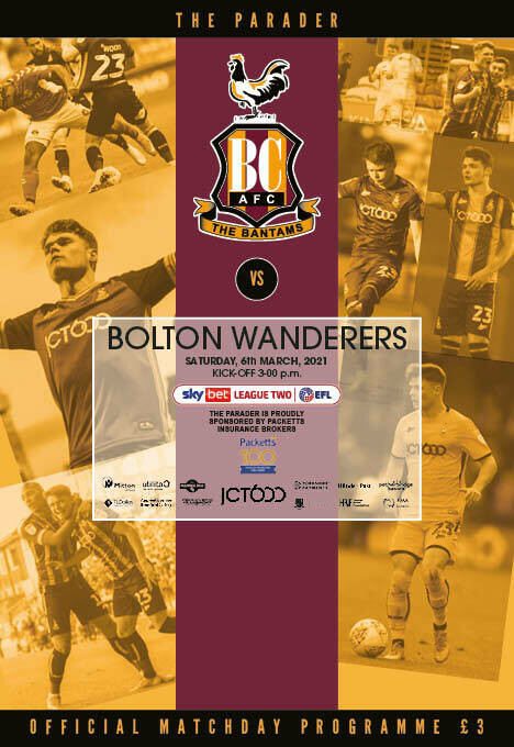 Bradford City v Bolton Wanderers - 06/03/21