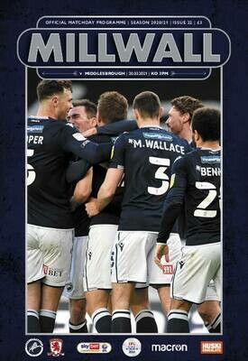 Millwall v Middlesbrough - 20/03/21