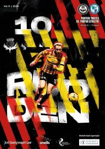 Partick Thistle v Forfar Athletic - 30/03/21