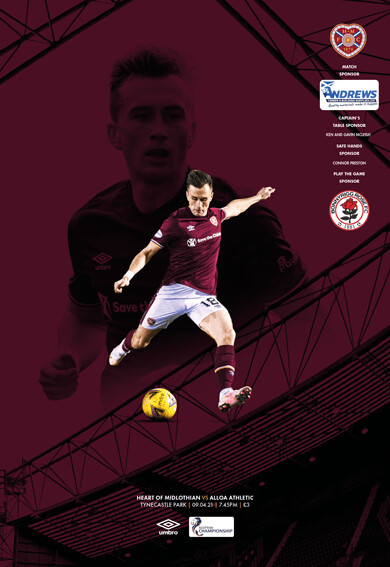 Heart of Midlothian v Alloa Athletic - 09/04/21