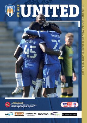 Colchester United v Walsall - 17/04/21