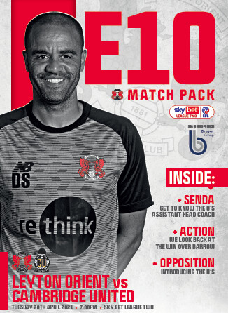 Leyton Orient v Cambridge United - 20/04/21