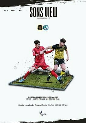 Dumbarton v Forfar Athletic - 27/04/21