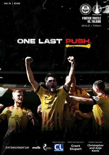 Partick Thistle v Falkirk - 29/04/21