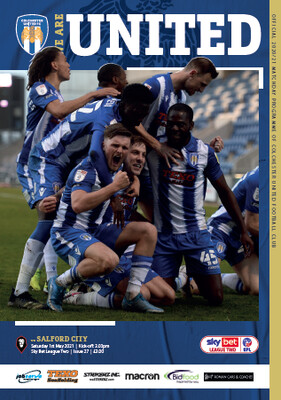 Colchester United v Salford City - 01/05/21