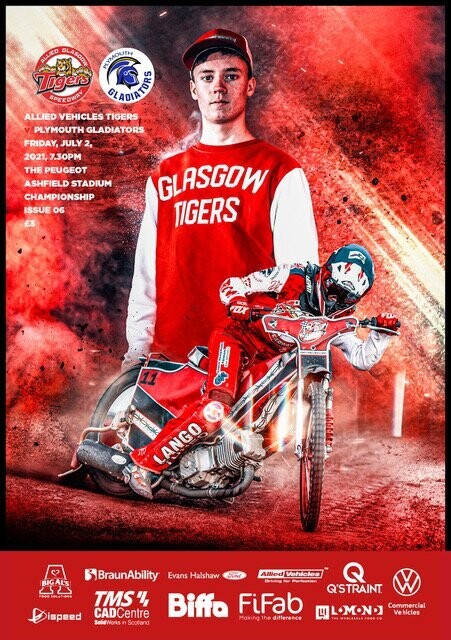 Glasgow Tigers v Plymouth Gladiators - 02/07/21