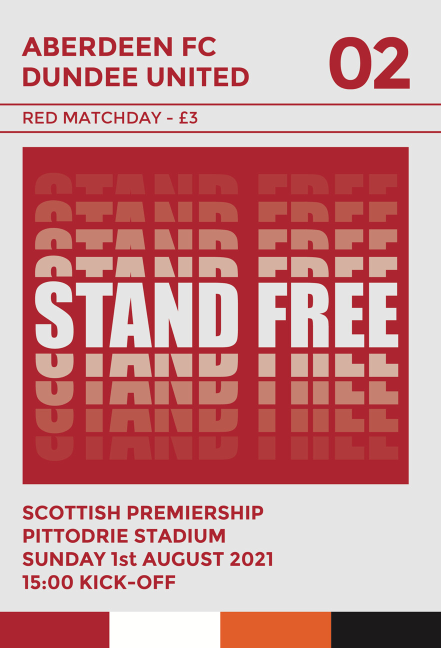 Aberdeen v Dundee United - 01/08/21
