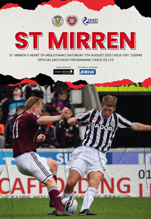 St Mirren v Heart of Midlothian - 07/08/21
