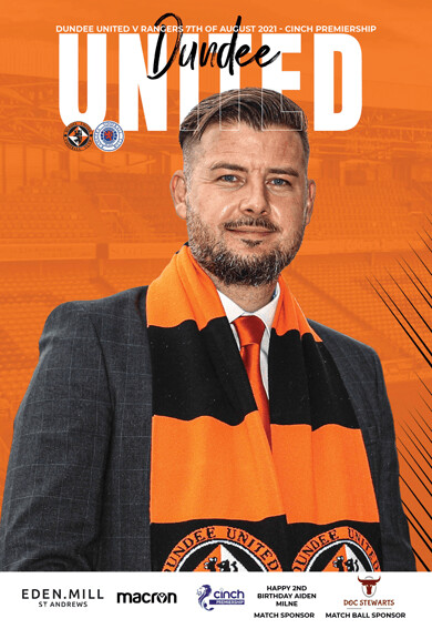 Dundee United v Rangers - 07/08/21