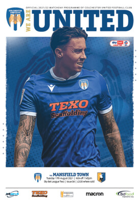 Colchester United v Mansfield Town - 17/08/21