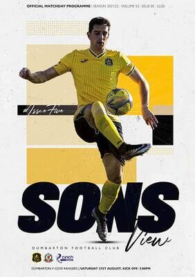 Dumbarton v Cove Rangers - 21/08/21