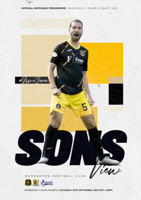 Dumbarton v Alloa Athletic - 25/09/21