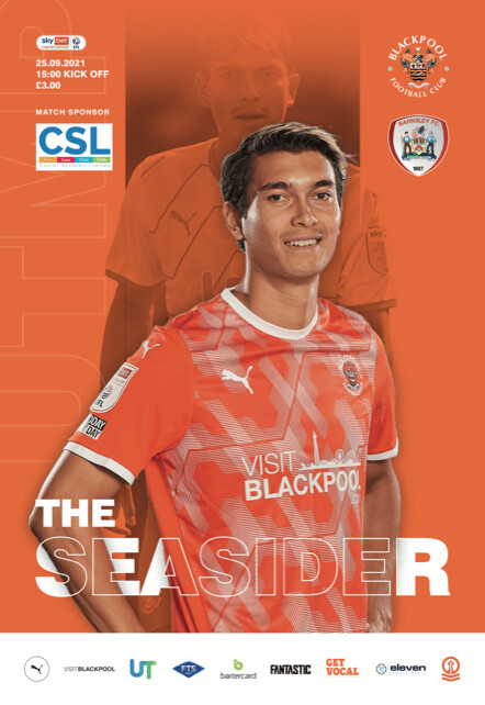 Blackpool v Barnsley - 25/09/21
