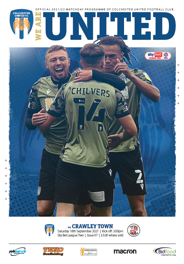 Colchester United v Crawley Town - 18/09/21
