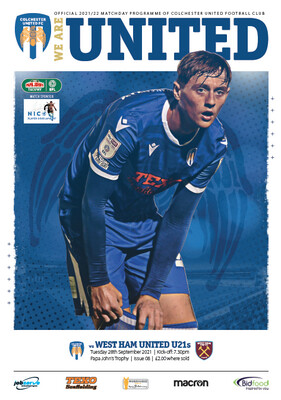 Colchester United v West Ham United U21s - 28/09/21