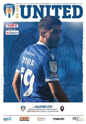 Colchester United v Salford City - 02/10/21