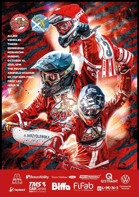 Glasgow Tigers v Edinburgh Monarchs - 10/10/21