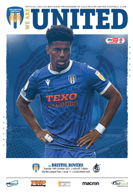 Colchester United v Bristol Rovers - 19/10/21