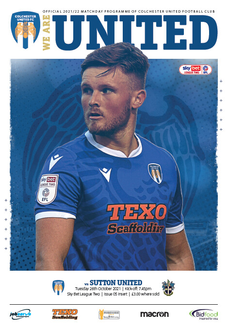 Colchester United v Sutton United - 26/10/21