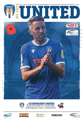 Colchester United v Scunthorpe United - 30/10/21