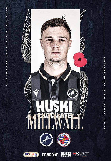 Millwall v Reading - 02/11/21