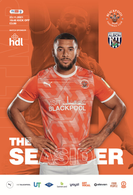 Blackpool v West Bromwich Albion - 23/11/21