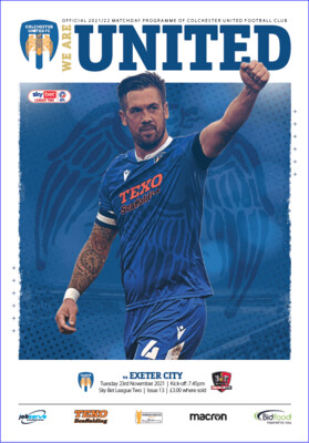 Colchester United v Exeter City - 23/11/21