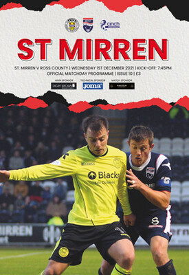 St Mirren v Ross County - 01/12/21