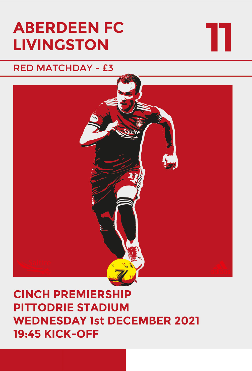 Aberdeen v Livingston - 01/12/21