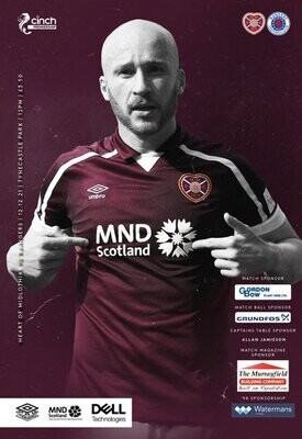 Heart of Midlothian v Rangers - 12/12/21