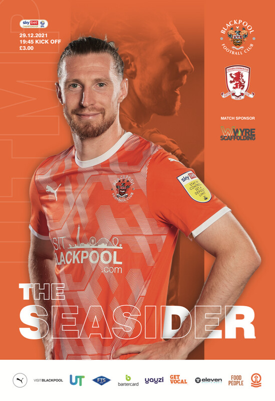 Blackpool v Middlesbrough - 29/12/21
