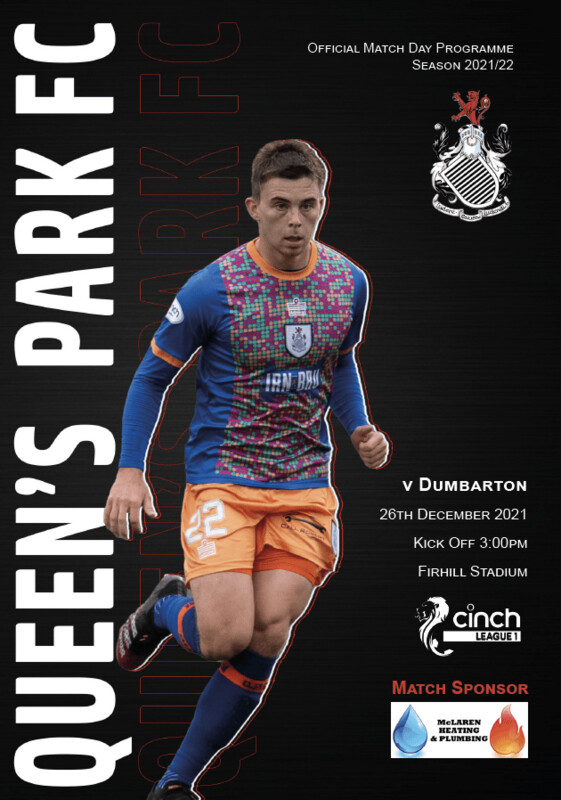 Queen's Park v Dumbarton - 26/12/21