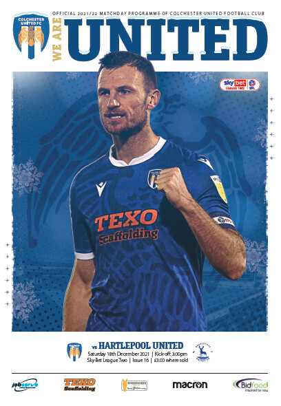 Colchester United v Hartlepool United - 18/12/21