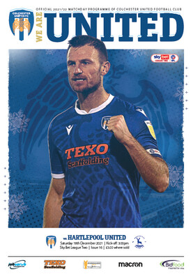 Colchester United v Hartlepool United - 18/12/21