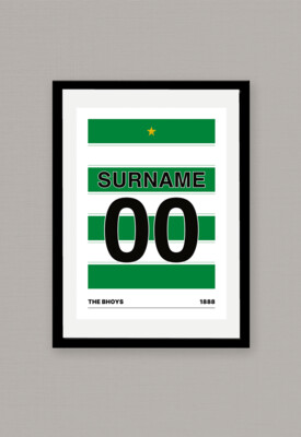 A4 Personalised Shirt Poster - Celtic